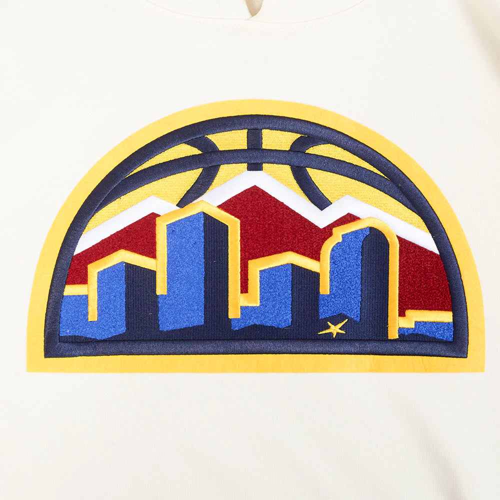 NBA DENVER NUGGETS RETRO CLASSIC MEN'S RIB PULLOVER HOODIE