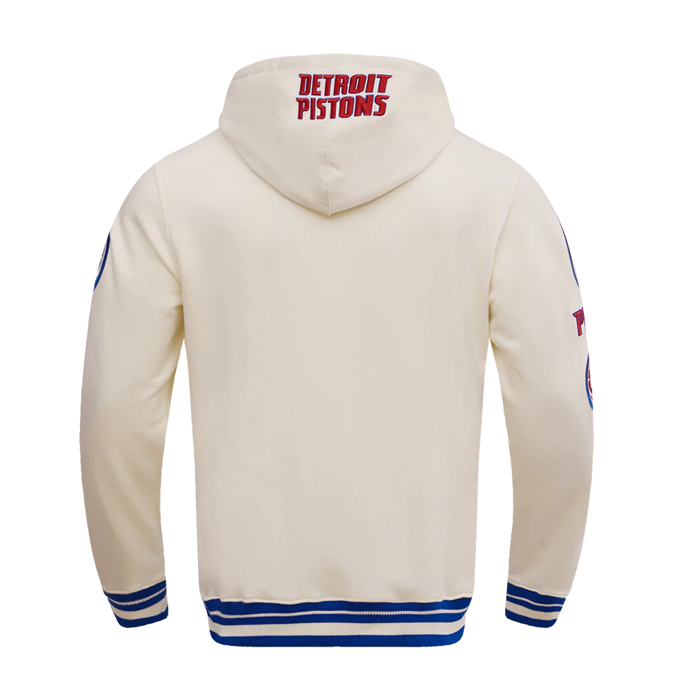 NBA DETROIT PISTONS RETRO CLASSIC MEN'S PULLOVER HOODIE