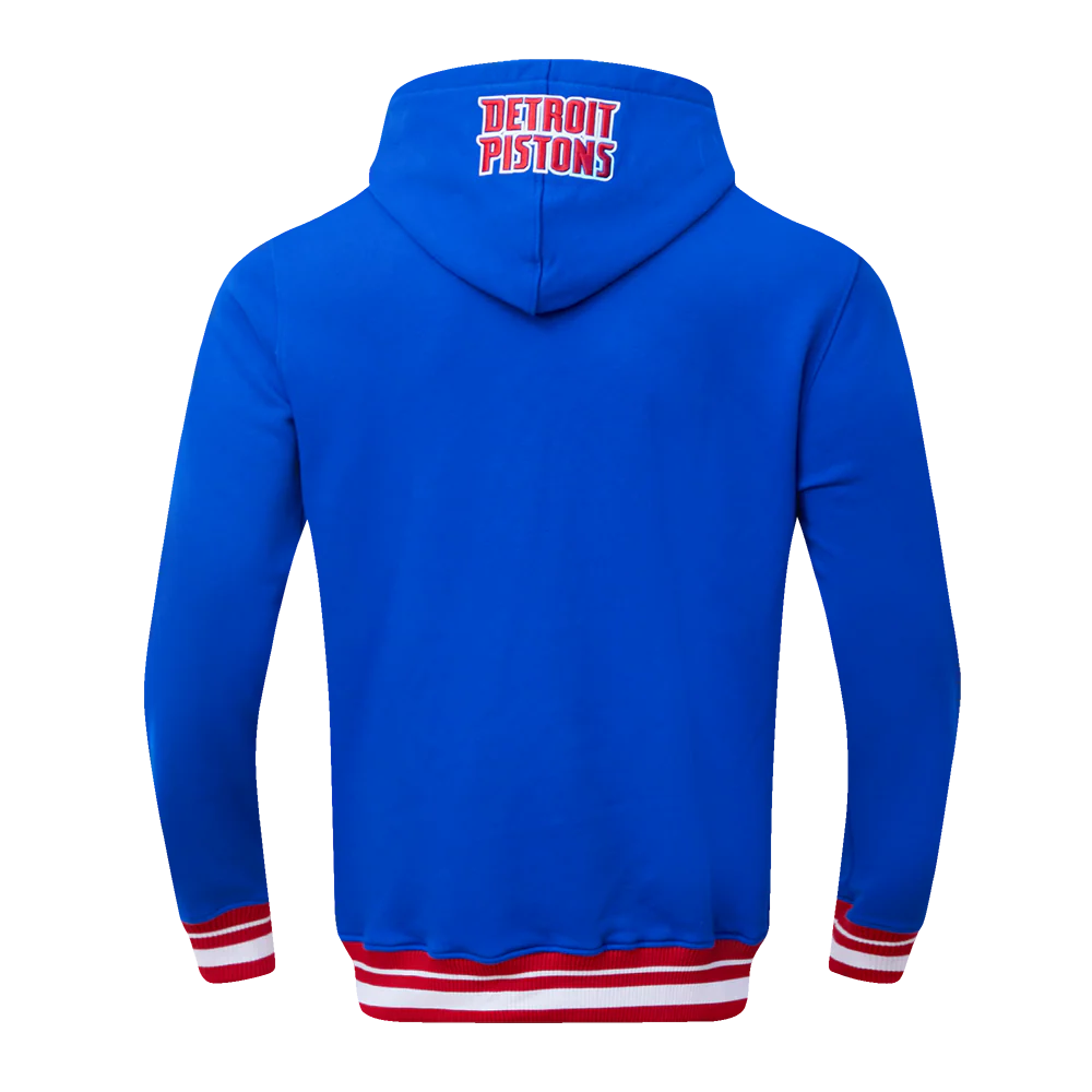 NBA DETROIT PISTONS RETRO CLASSIC MEN'S PULLOVER HOODIE