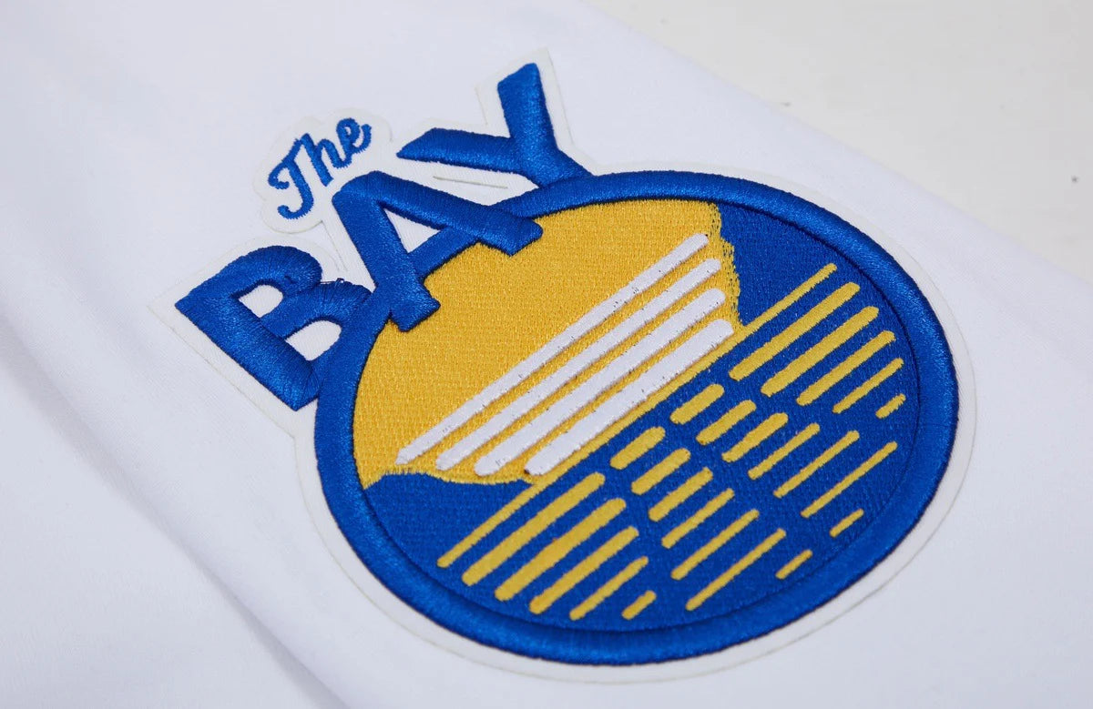 NBA GOLDEN STATE WARRIORS CLASSIC CHENILLE MEN'S FULL ZIP PULLOVER HOODIE