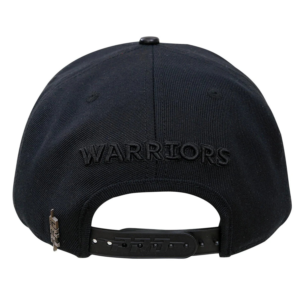 NBA GOLDEN STATE WARRIORS LOGO UNISEX SNAPBACK HAT TRIPLE BLACK