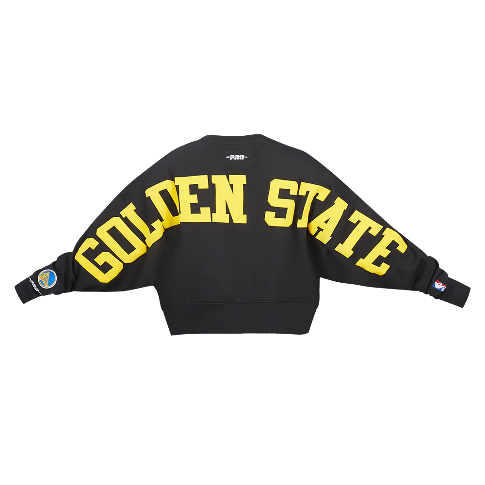 NBA GOLDEN STATE WARRIORS WINGSPAN WOMEN'S FLEECE CREWNECK