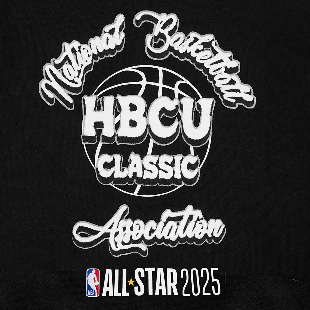 HBCU X NBA ALL STAR 2025 WOMEN'S RIB FLEECE CROPPED PULLOVER HOODIE