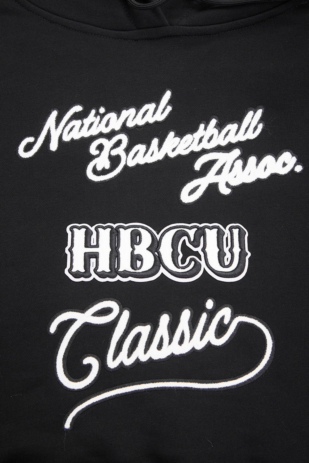 HBCU X NBA ALL STAR 2024 WOMEN'S RIB FLEECE CROPPED PULLOVER HOODIE