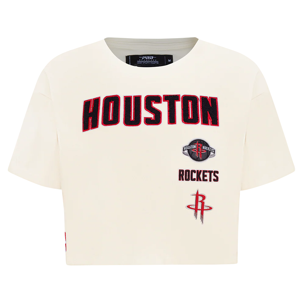 NBA HOUSTON ROCKETS RETRO CLASSIC WOMEN'S BOXY TEE