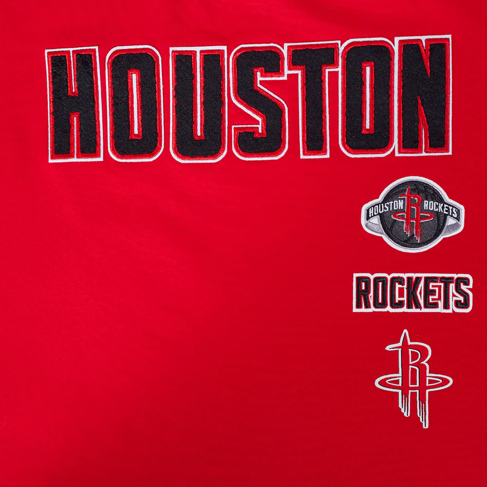 NBA HOUSTON ROCKETS RETRO CLASSIC WOMEN'S BOXY TEE