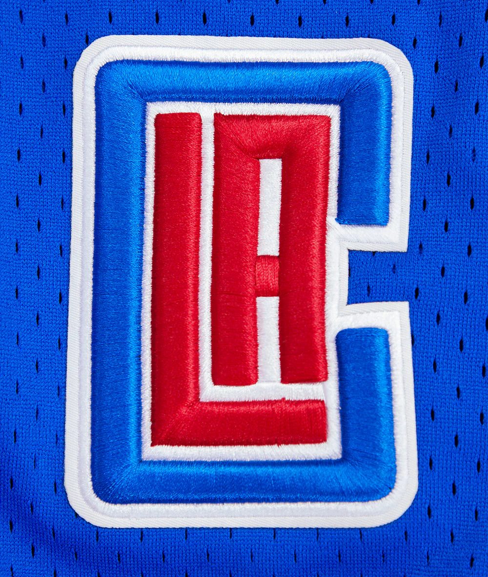 NBA LOS ANGELES CLIPPERS CLASSIC MEN'S MESH BUTTON DOWN JERSEY