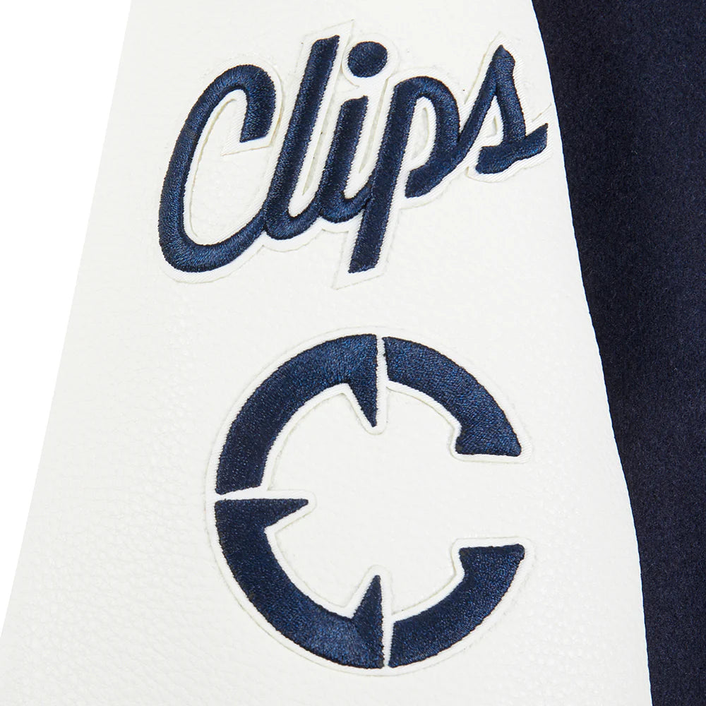 NBA LOS ANGELES CLIPPERS CLASSIC BIG BOYS WOOL VARSITY JACKET