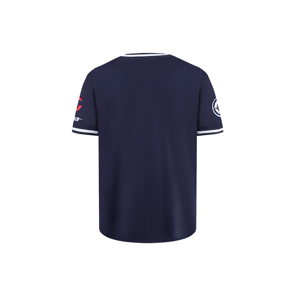 NBA LOS ANGELES CLIPPERS CLASSIC LITTLE BOYS SHORT SLEEVE STRIPED RIB TEE