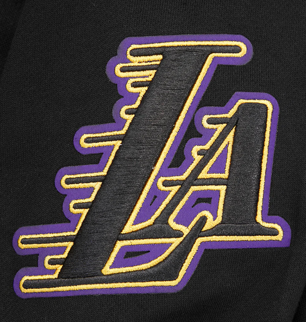 NBA LOS ANGELES LAKERS WINGSPAN MEN'S DROP SHOULDER FLEECE PULLOVER HOODIE