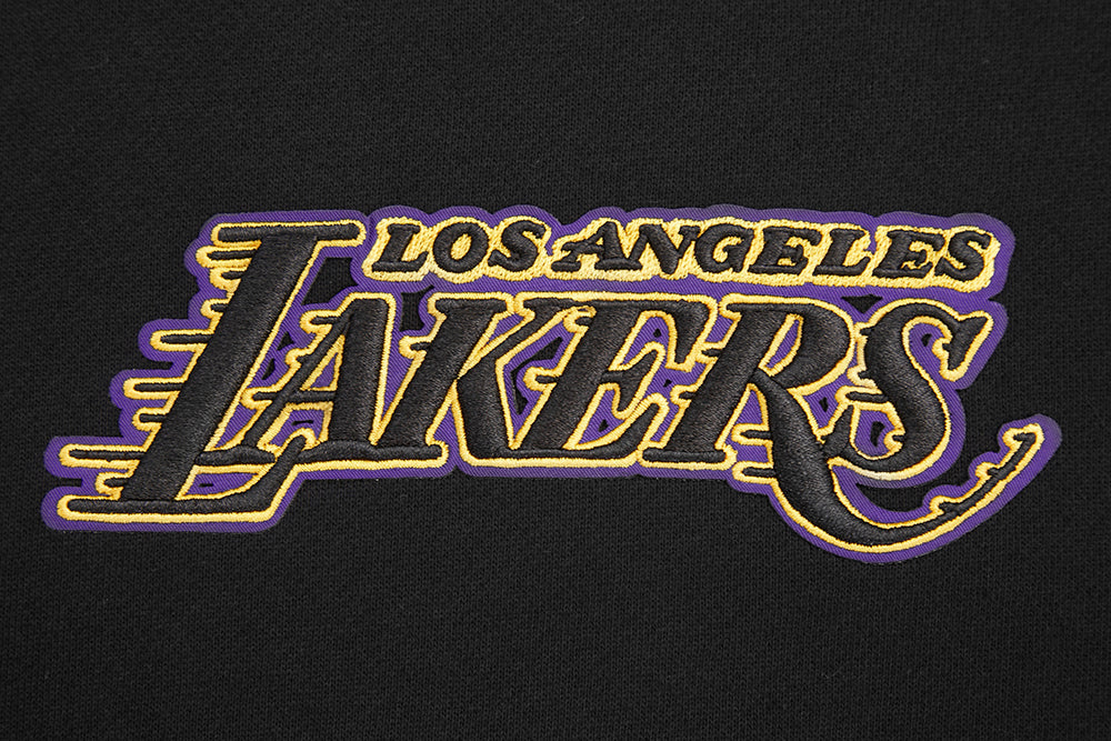NBA LOS ANGELES LAKERS WINGSPAN MEN'S DROP SHOULDER FLEECE PULLOVER HOODIE