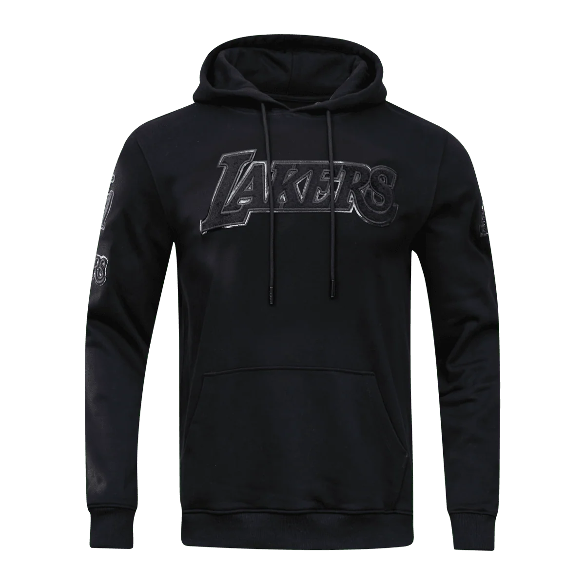 NBA LOS ANGELES LAKERS TRIPLE BLACK LOGO MEN'S PULLOVER HOODIE
