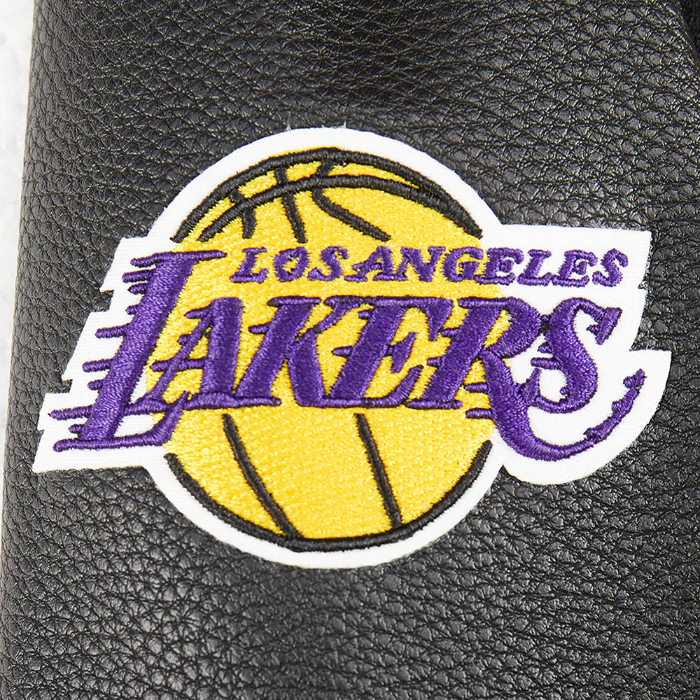 NBA LOS ANGELES LAKERS RETRO CLASSIC LITTLE BOYS RIB WOOL VARSITY JACKET