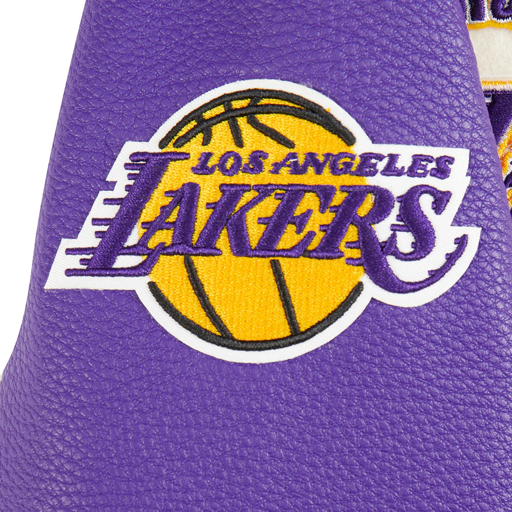 NBA LOS ANGELES LAKERS RETRO CLASSIC TODDLER BOYS RIB WOOL VARSITY JACKET
