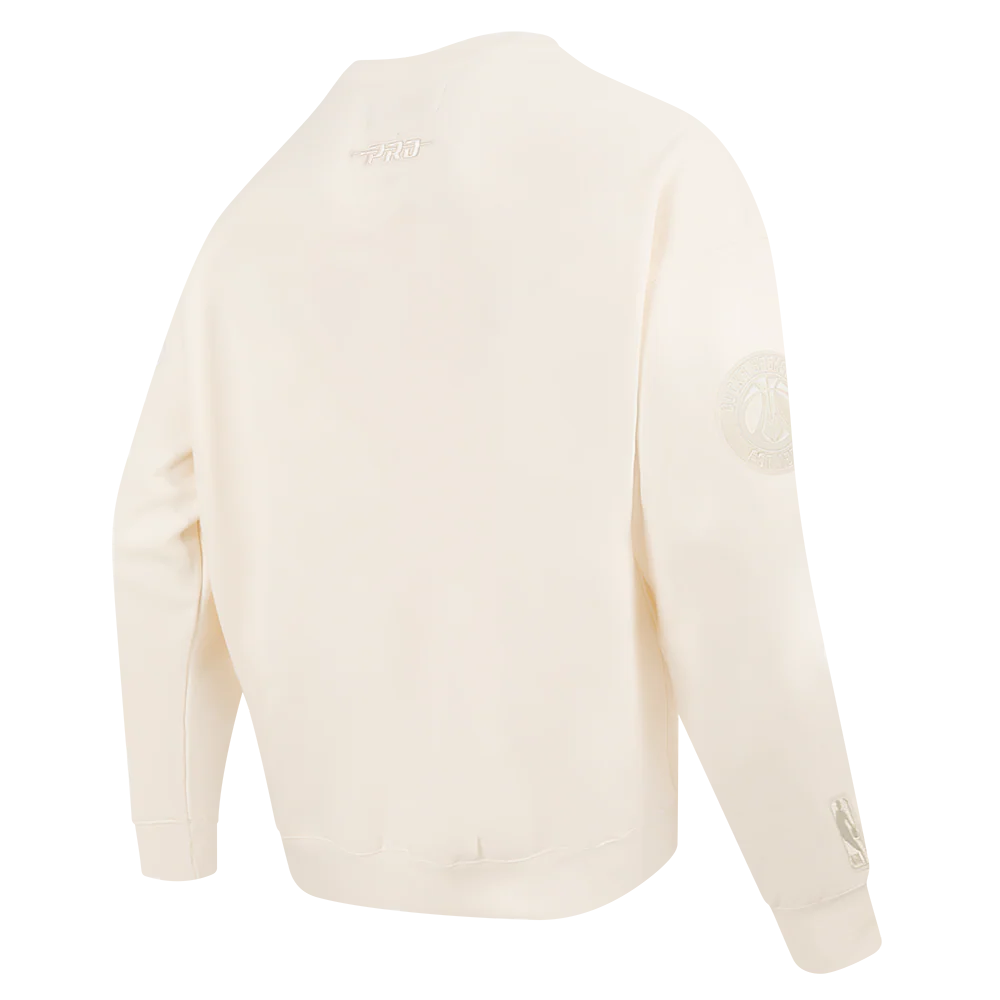 NBA MILWAUKEE BUCKS GIANNIS ANTETOKOUNMPO #34 NEUTRAL PNN MEN'S DROP SHOULDER FLC CREWNECK