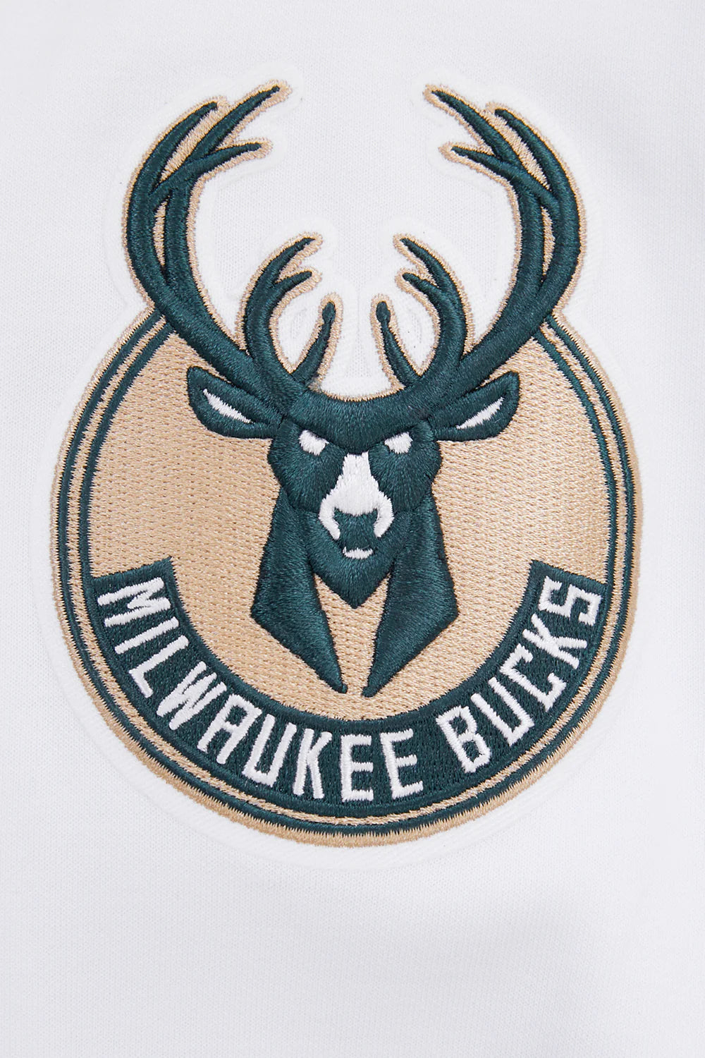 NBA MILWAUKEE BUCKS CLASSIC CHENILLE MEN'S FULL ZIP PULLOVER HOODIE