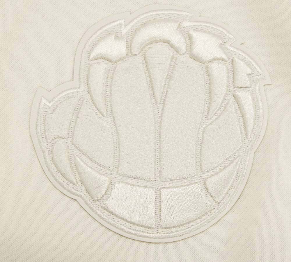 NBA MEMPHIS GRIZZLIES NEUTRAL DROP SHOULDER FLEECE CREWNECK