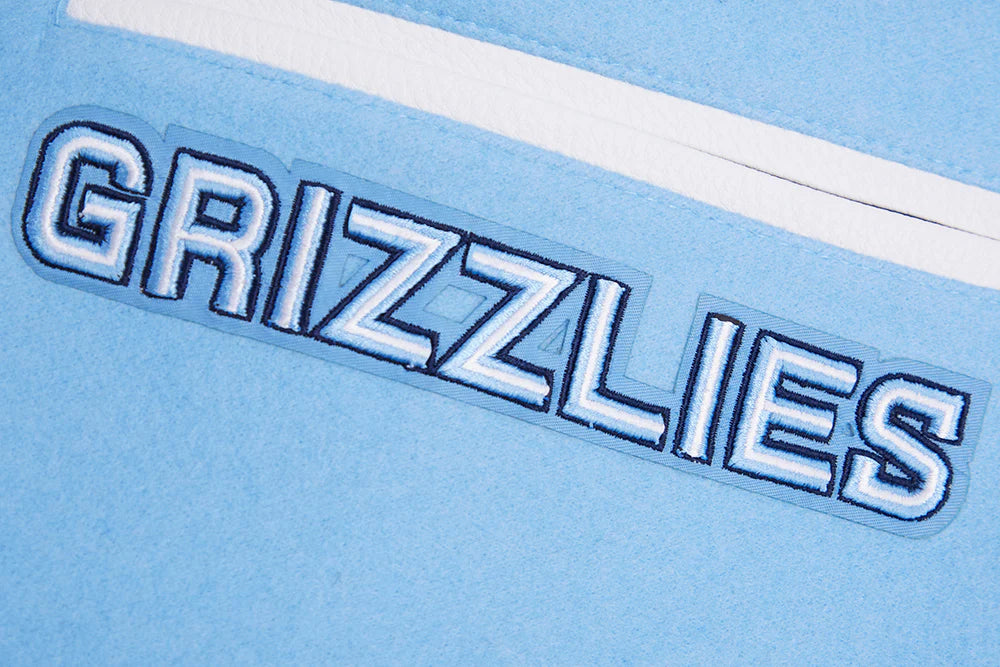 NBA MEMPHIS GRIZZLIES MASHUP MEN'S RIB WOOL VARSITY JACKET