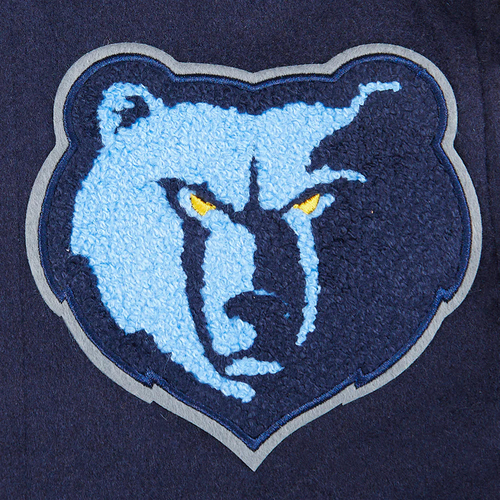 NBA MEMPHIS GRIZZLIES CLASSIC BIG BOYS WOOL VARSITY JACKET