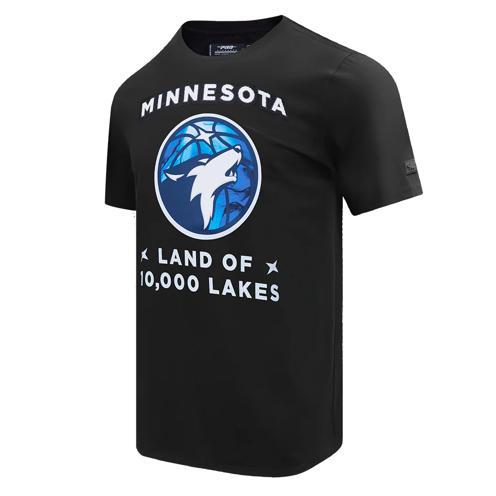NBA MINNESOTA TIMBERWOLVES CHEST 100 LAKES MEN'S TEE