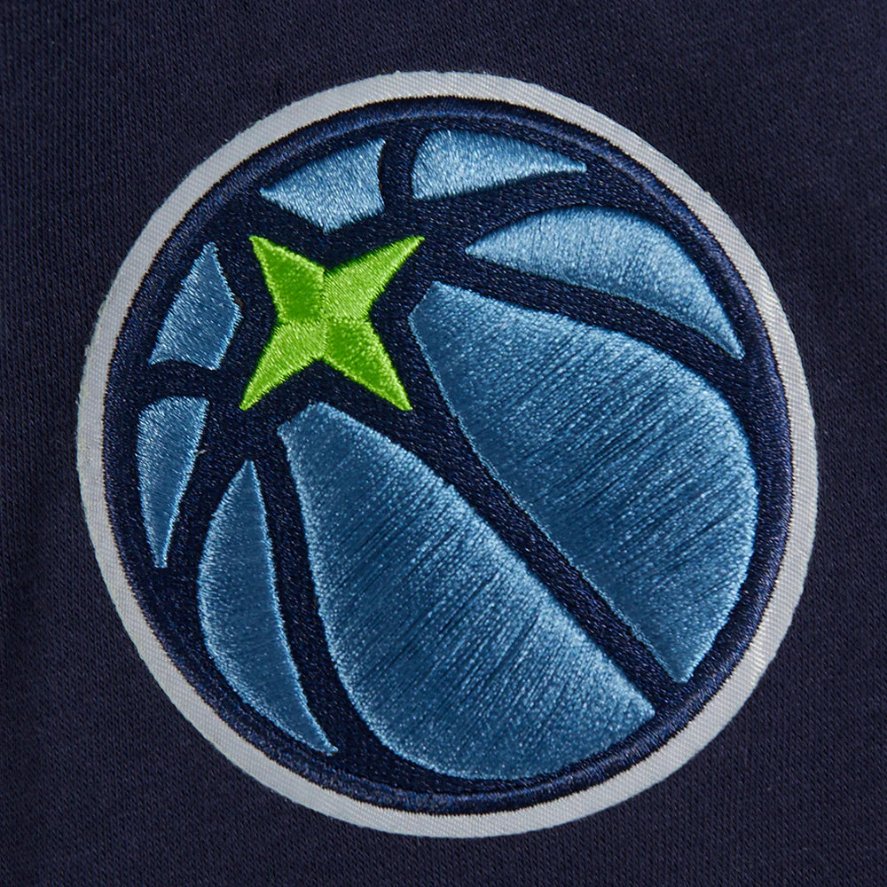 NBA MINNESOTA TIMBERWOLVES RETRO CLASSIC BIG BOYS RIB FLEECE PULLOVER HOODIE