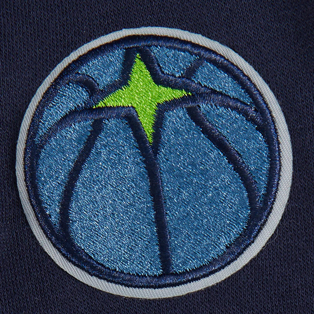 NBA MINNESOTA TIMBERWOLVES RETRO CLASSIC LITTLE BOYS RIB FLEECE PULLOVER HOODIE