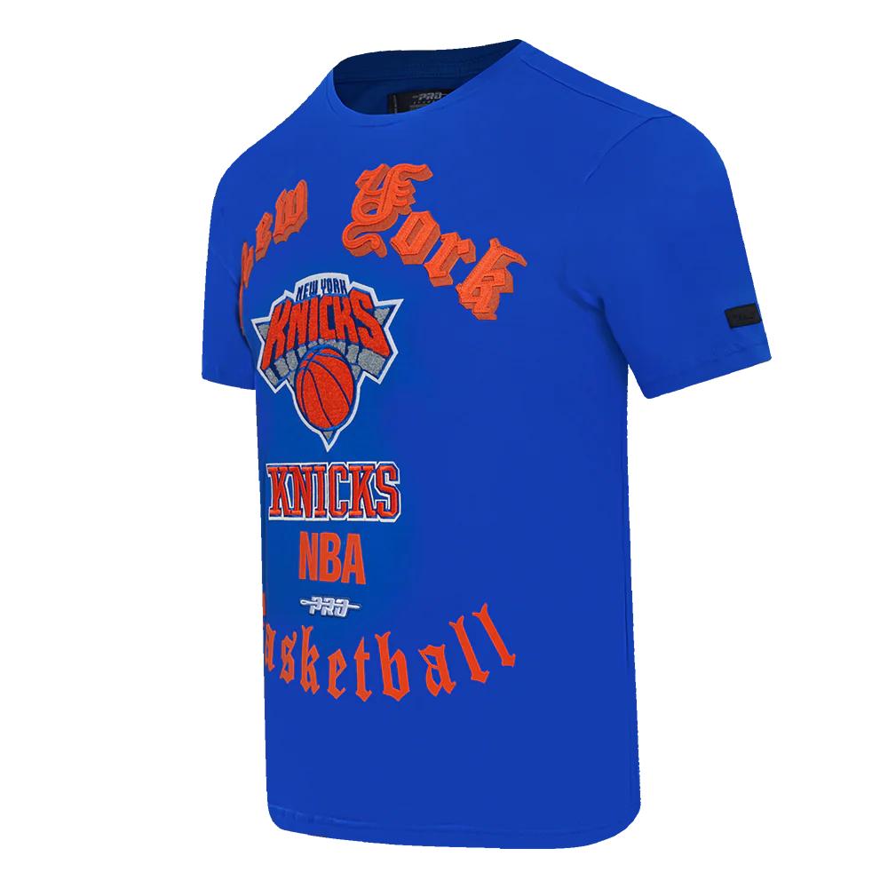 NBA NEW YORK KNICKS OLD ENGLISH MEN'S TEE