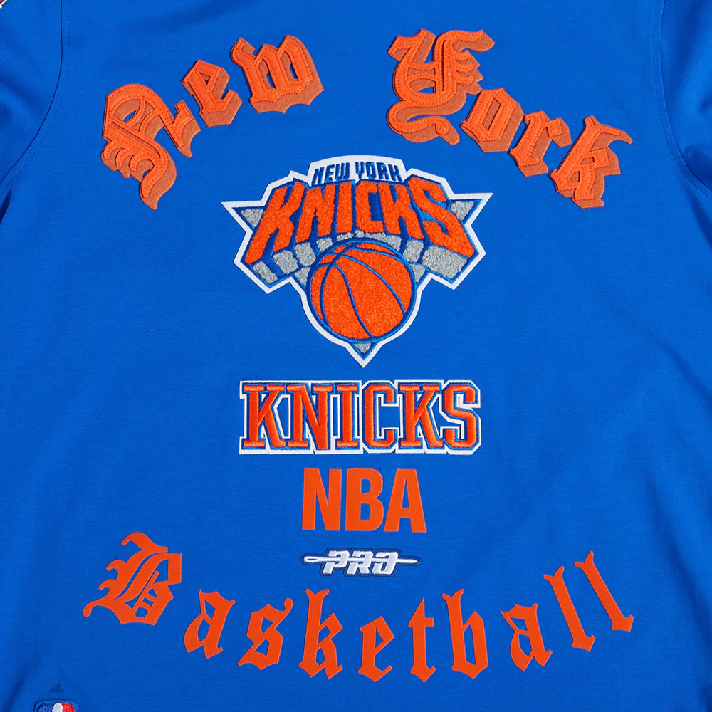 NBA NEW YORK KNICKS OLD ENGLISH MEN'S TEE