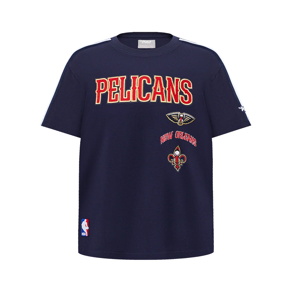 NBA NEW ORLEANS PELICANS RETRO CLASSIC SINGLE JERSEY BIG BOYS SINGLE JERSEY TAPING TEE