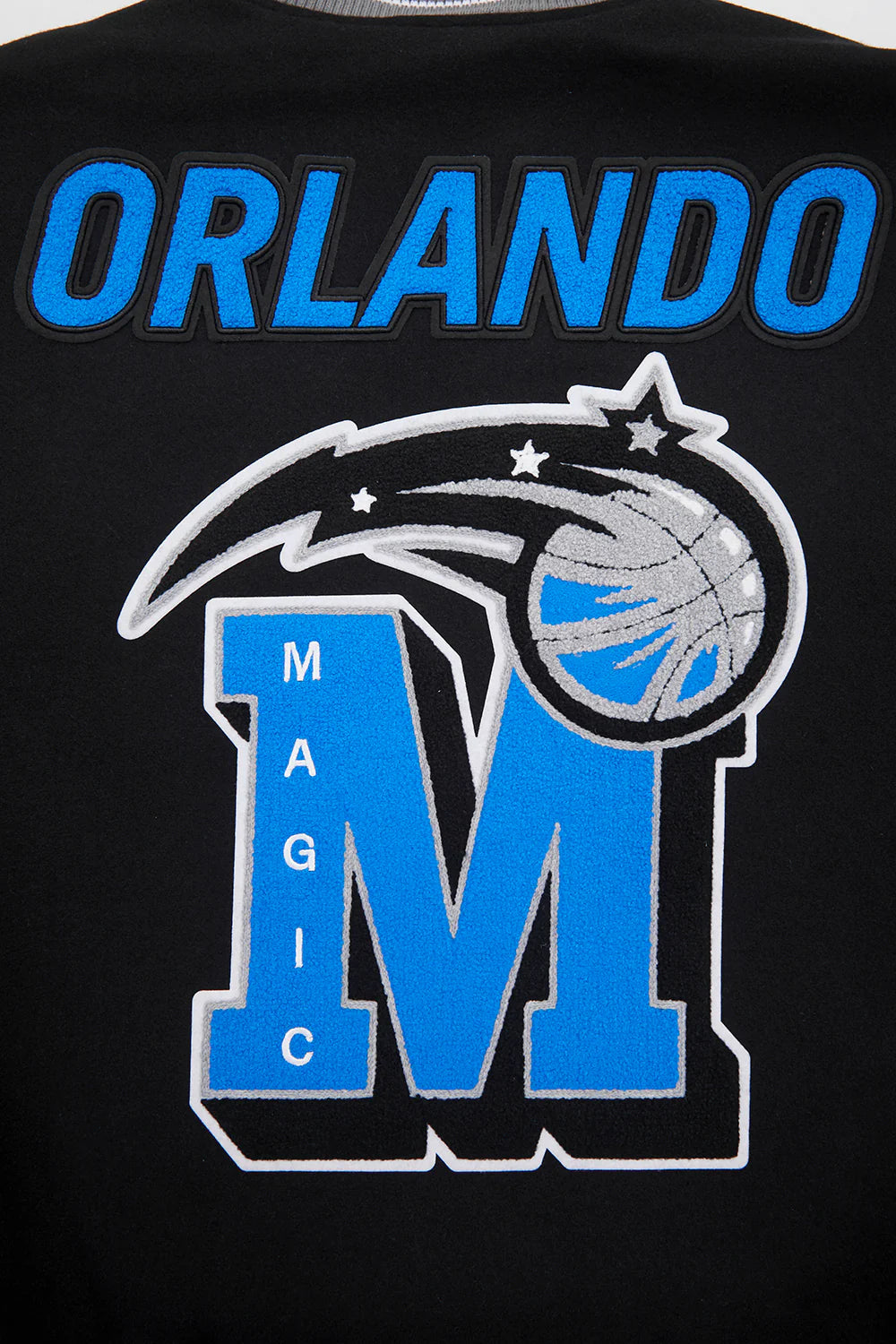 NBA ORLANDO MAGIC MASHUP MEN'S RIB WOOL VARSITY JACKET