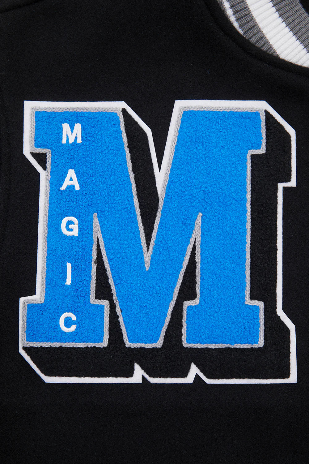 NBA ORLANDO MAGIC MASHUP MEN'S RIB WOOL VARSITY JACKET