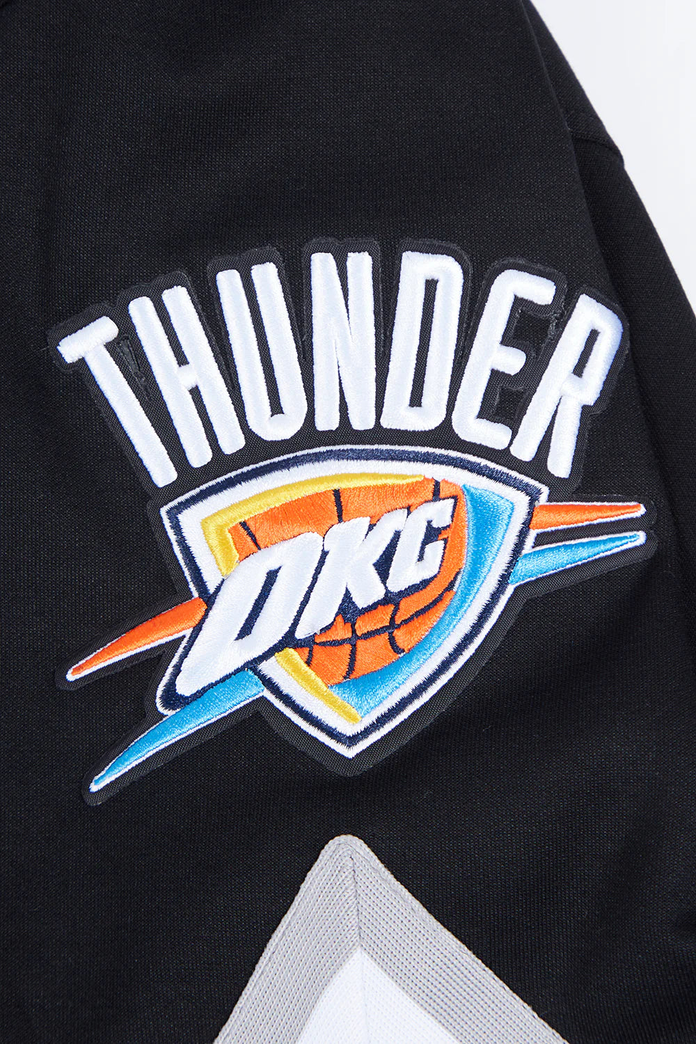NBA OKLAHOMA CITY THUNDER CLASSIC MEN'S PRO SS DOUBLE KNIT JACKET
