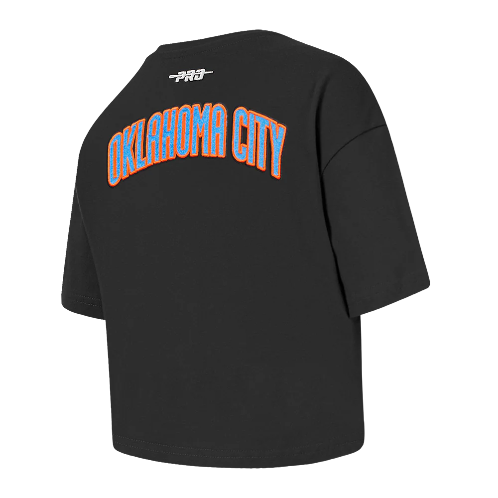 NBA OKLAHOMA CITY THUNDER CLASSIC TODDLER GIRLS SHORT SLEEVE BOXY TEE