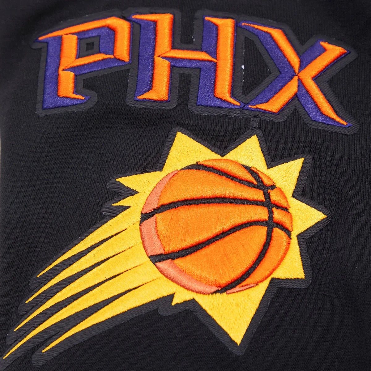 NBA PHOENIX SUNS CLASSIC CHENILLE MEN'S FULL ZIP PULLOVER HOODIE