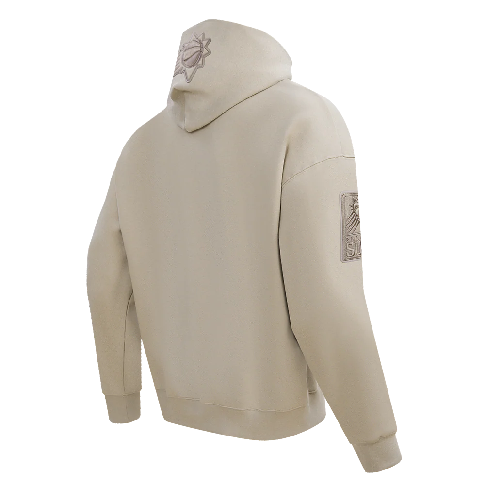 NBA PHOENIX SUNS NEUTRAL DROP SHOULDER FLEECE PULLOVER HOODIE