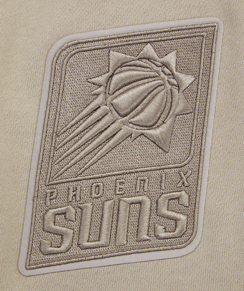 NBA PHOENIX SUNS NEUTRAL DROP SHOULDER FLEECE PULLOVER HOODIE