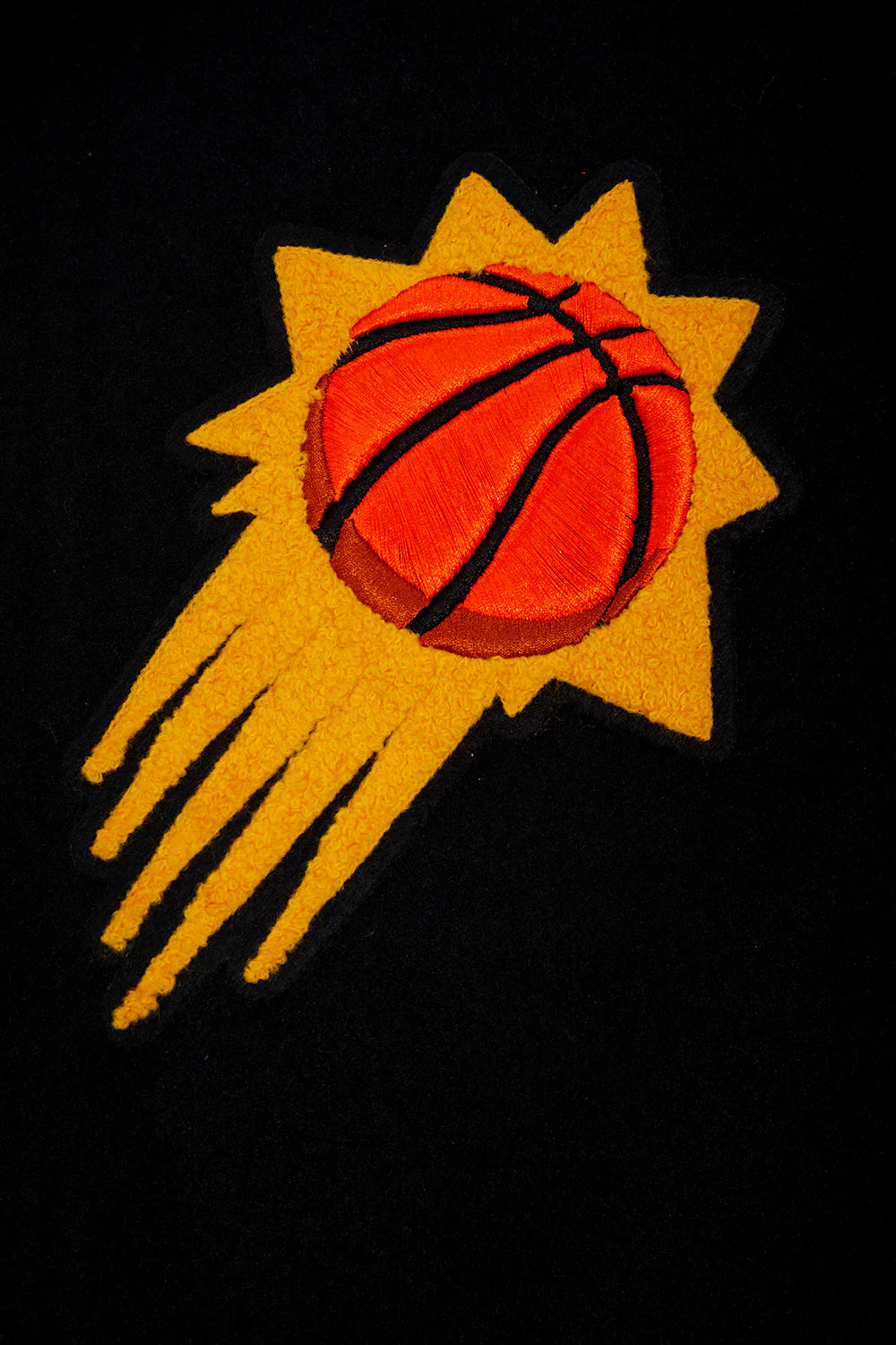 NBA PHOENIX SUNS MASHUP MEN'S RIB WOOL VARSITY JACKET