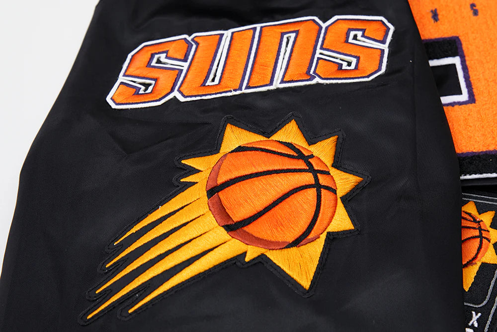 NBA PHOENIX SUNS MASHUP MEN'S RIB SATIN JACKET