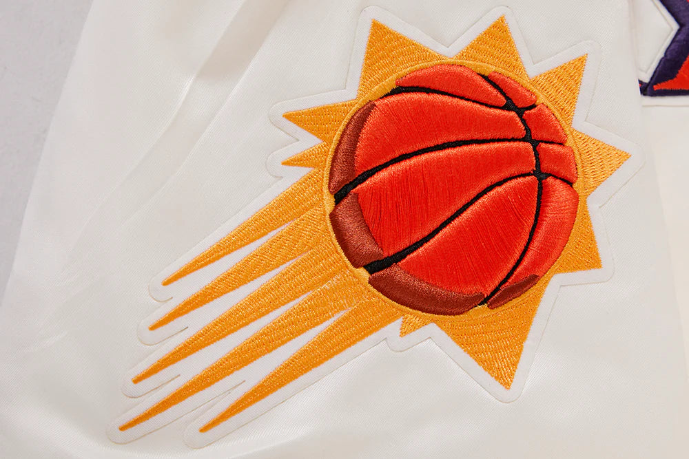 NBA PHOENIX SUNS RETRO CLASSIC MEN'S RIB SATIN JACKET