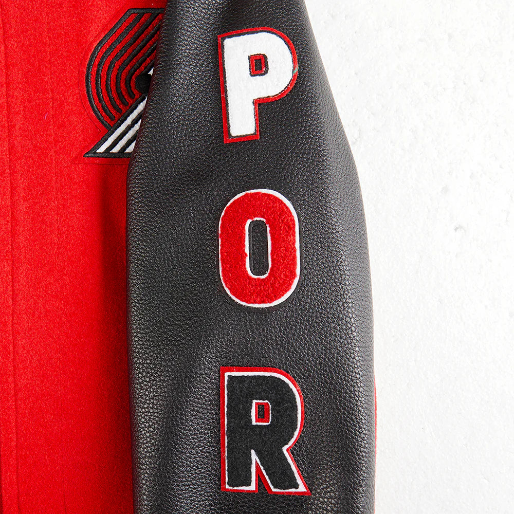 NBA PORTLAND TRAIL BLAZERS CLASSIC LITTLE BOYS WOOL VARSITY JACKET