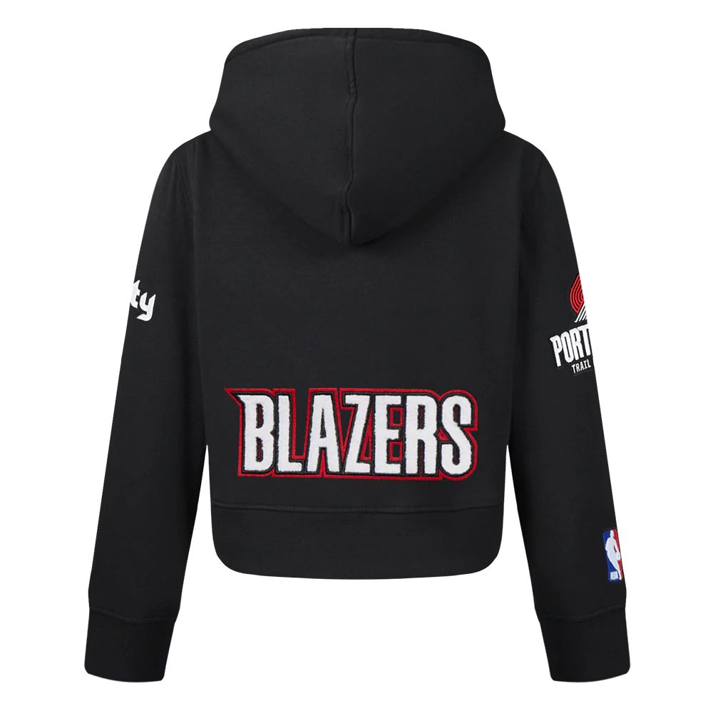 NBA PORTLAND TRAIL BLAZERS CLASSIC TODDLER GIRLS FLEECE FULL ZIP HOODIE