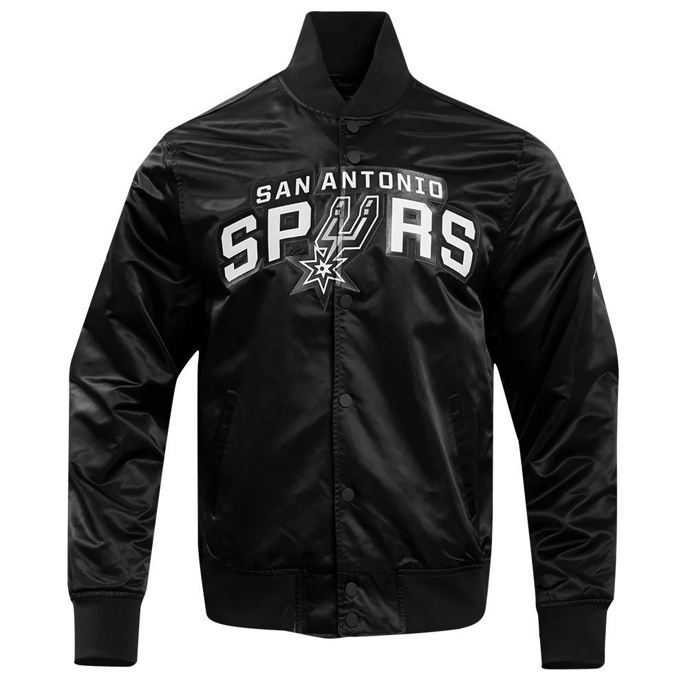 NBA SAN ANTONIO SPURS BIG LOGO MEN'S SATIN JACKET