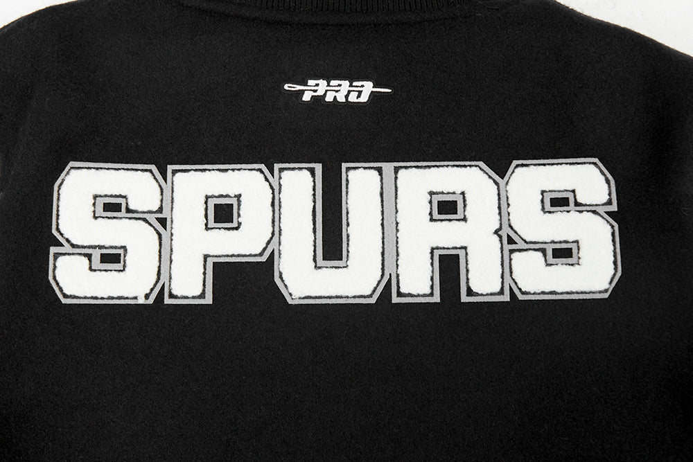NBA SAN ANTONIO SPURS CLASSIC BIG BOYS WOOL VARSITY JACKET