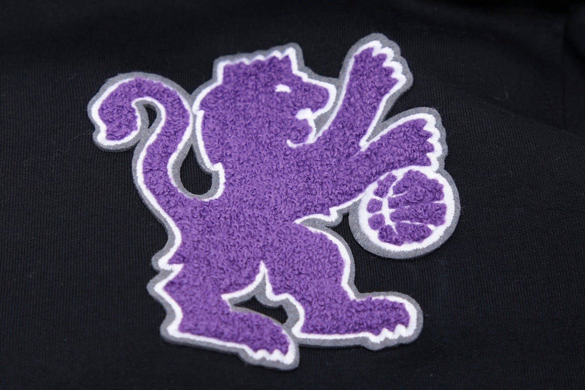 NBA SACRAMENTO KINGS CLASSIC CHENILLE MEN'S FULL ZIP PULLOVER HOODIE