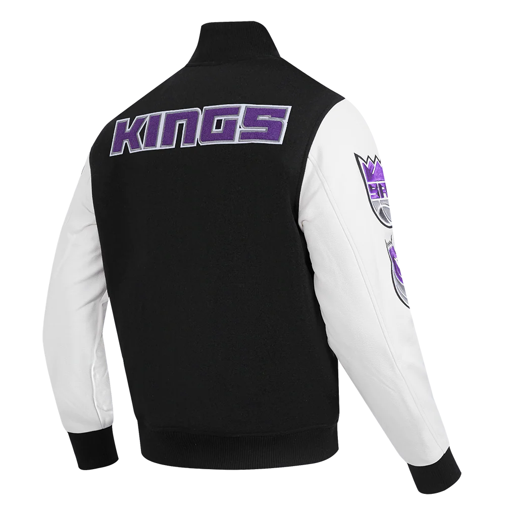 NBA SACRAMENTO KINGS CLASSIC WOOL MEN'S VARSITY JACKET