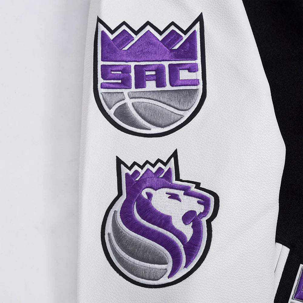 NBA SACRAMENTO KINGS CLASSIC WOOL MEN'S VARSITY JACKET