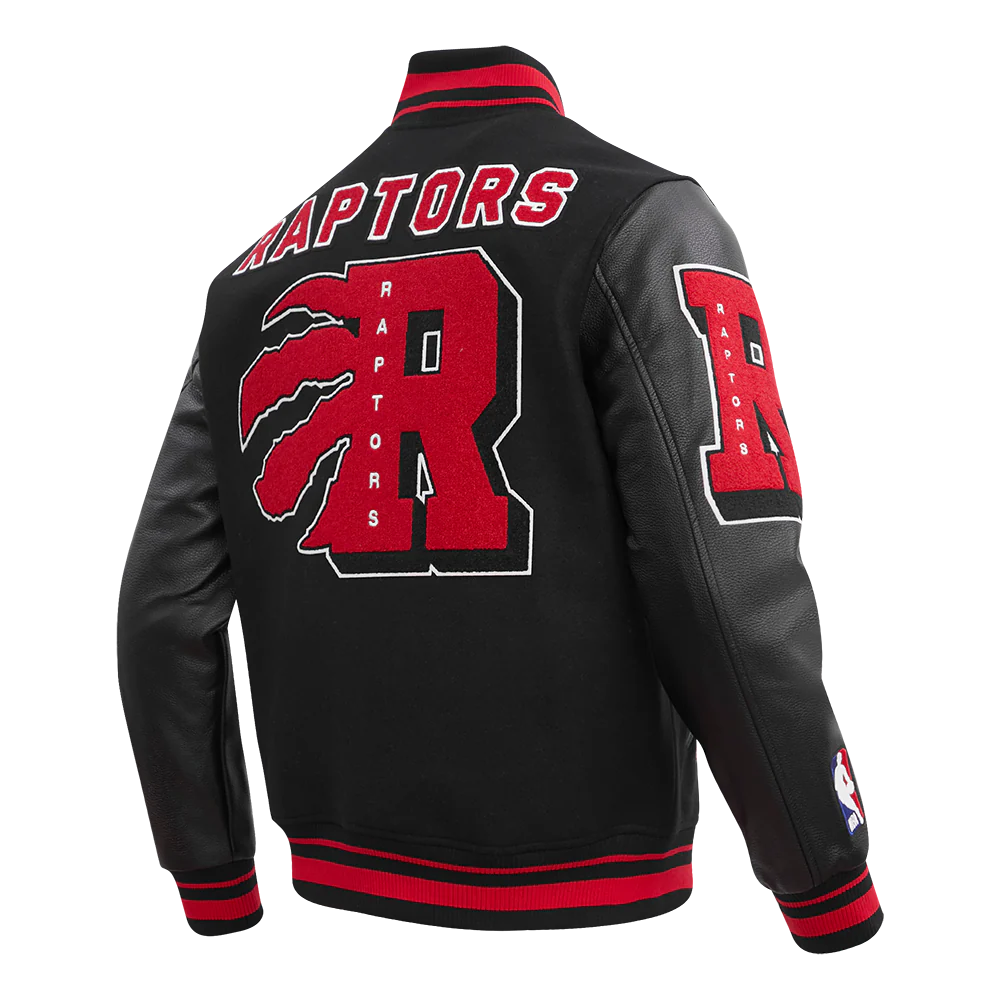 NBA TORONTO RAPTORS MASHUP MEN'S RIB WOOL VARSITY JACKET