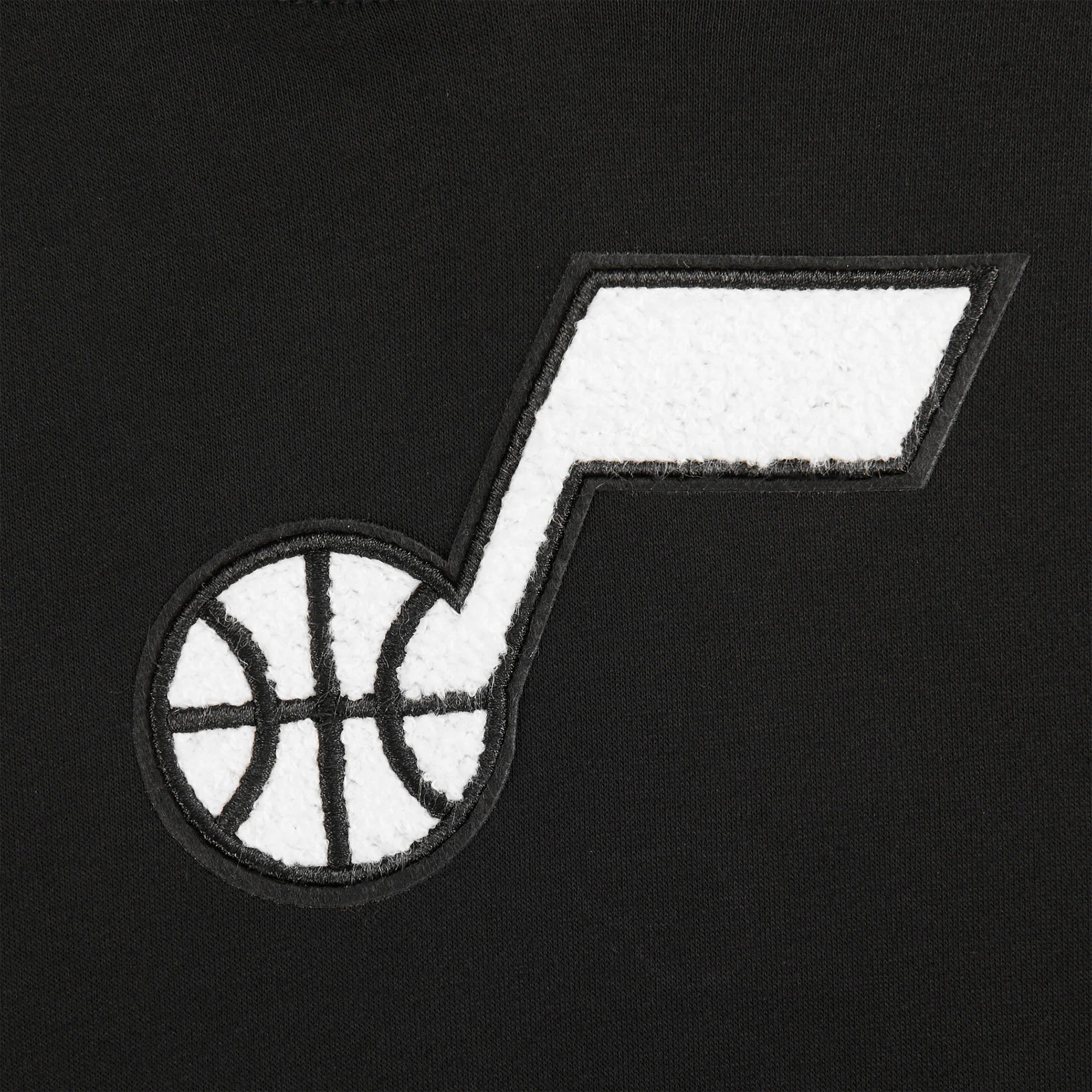 NBA UTAH JAZZ RETRO CLASSIC BIG BOYS RIB FLEECE PULLOVER HOODIE