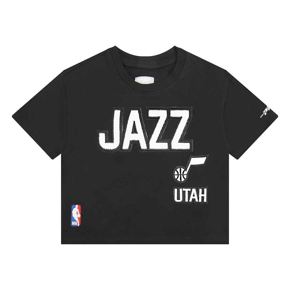 NBA UTAH JAZZ RETRO CLASSIC TODDLER GIRLS SHORT SLEEVE BOXY TEE
