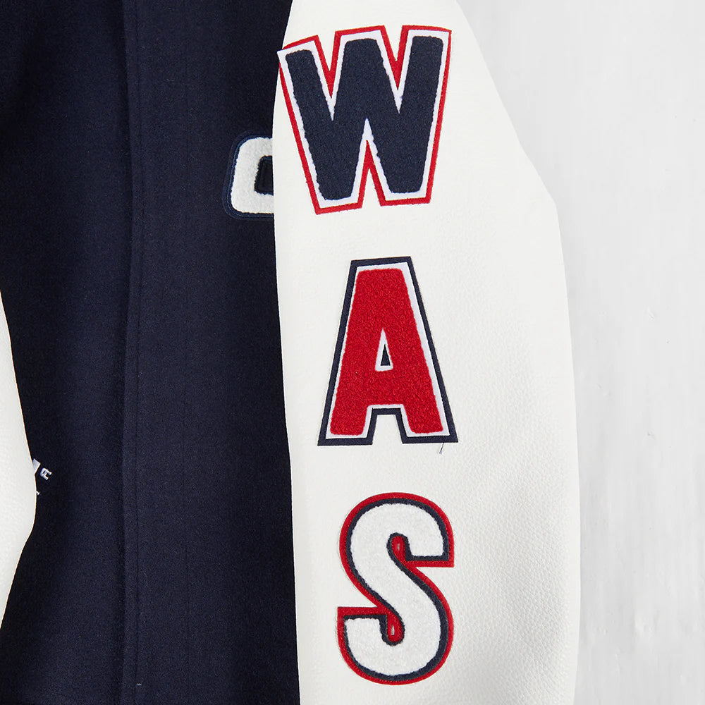 NBA WASHINGTON WIZARDS CLASSIC BIG BOYS WOOL VARSITY JACKET